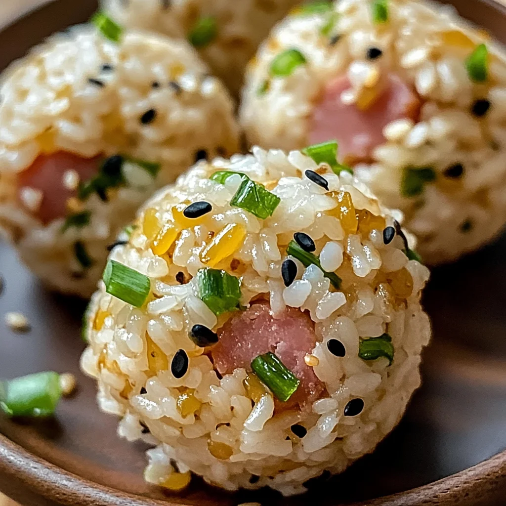 Boulettes de riz au spam