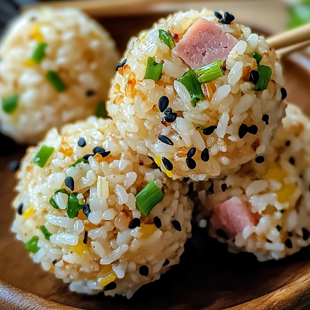 Boulettes de riz au spam