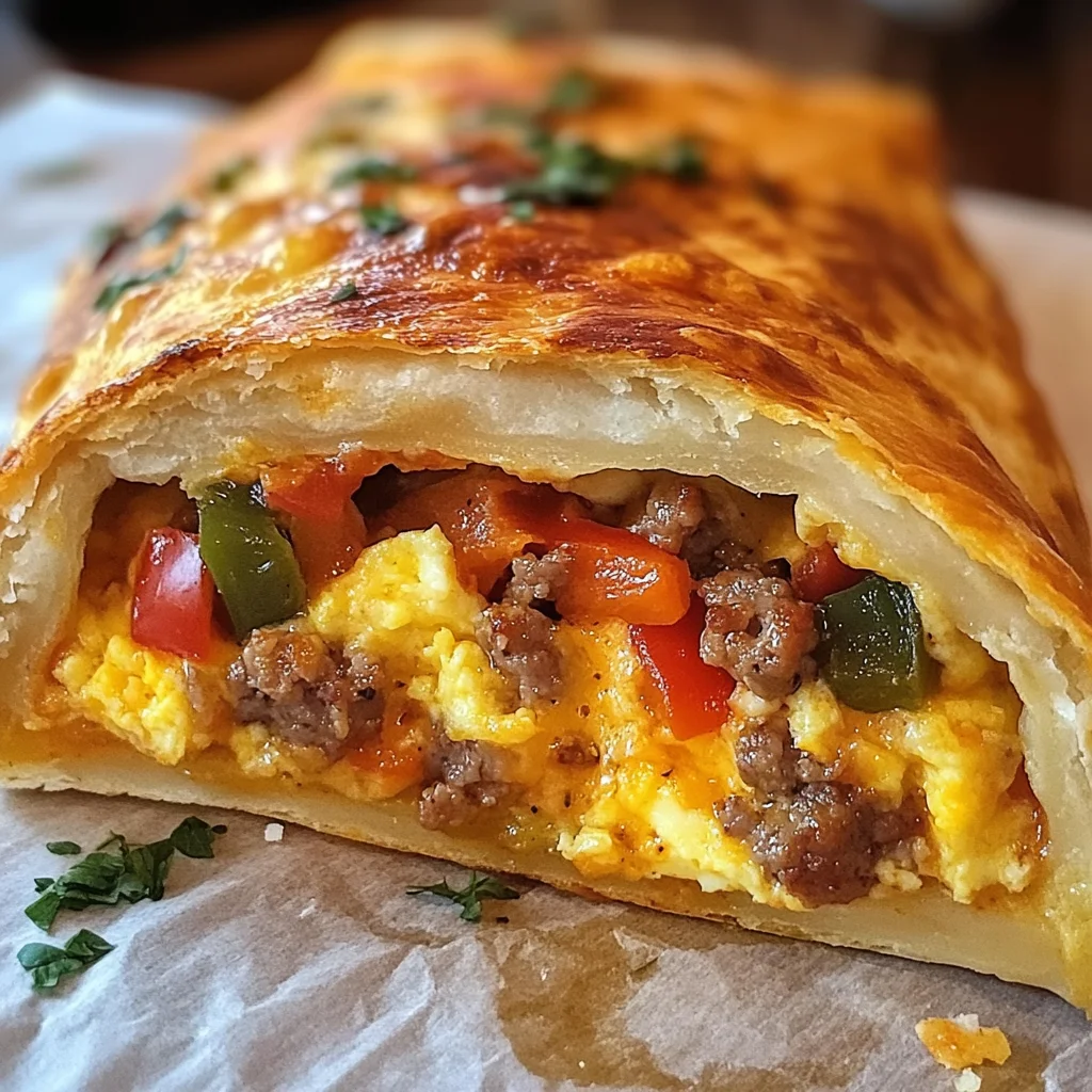 Calzone gourmand du matin