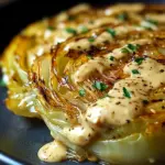 Chou rôti sauce Dijon