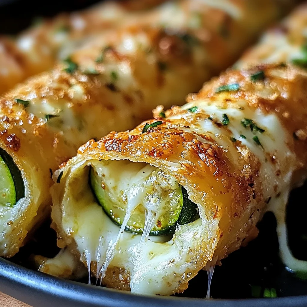 Cigares croustillants aux courgettes