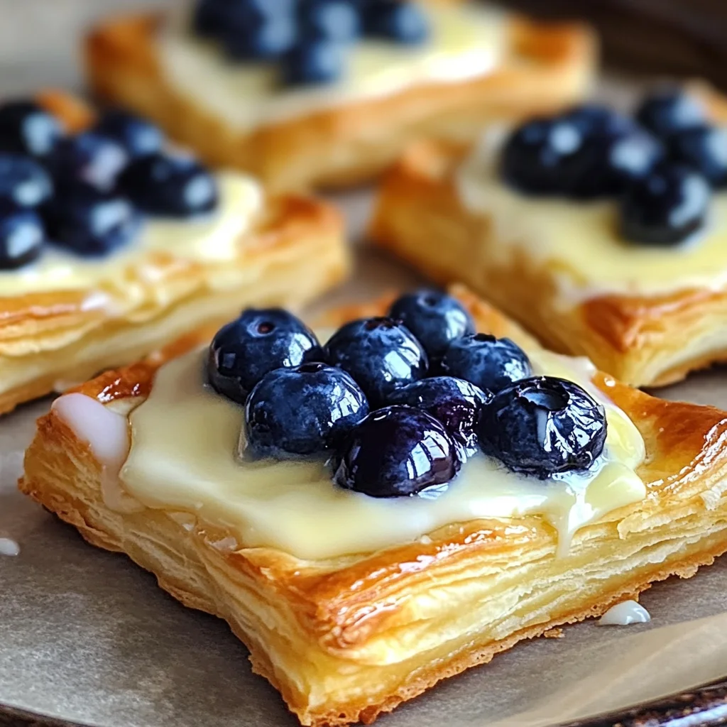 Danois citron myrtilles