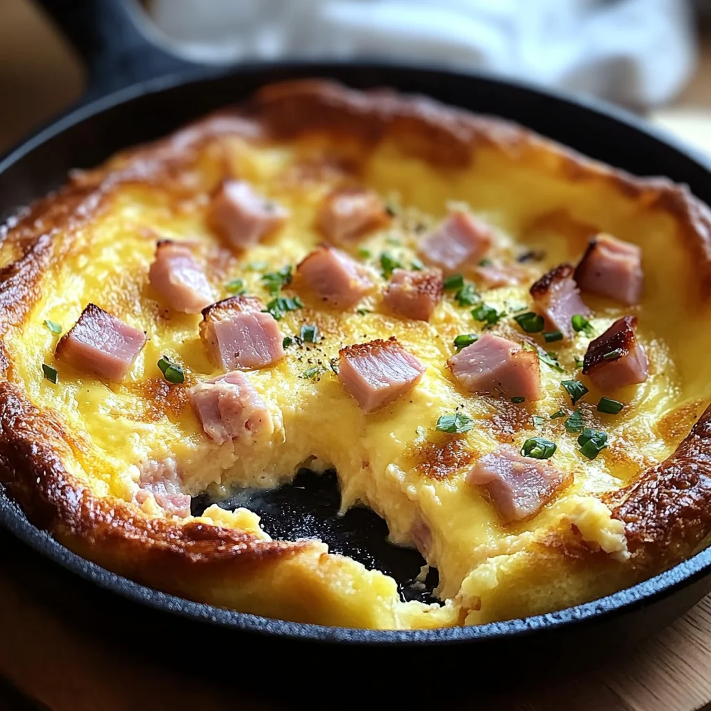 Dutch Baby Jambon Gruyère
