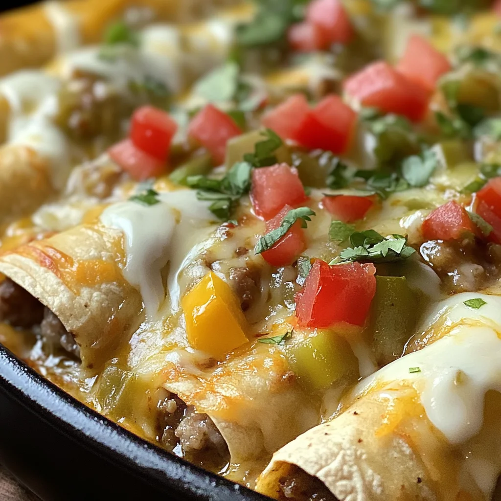 Enchiladas crémeuses au chile