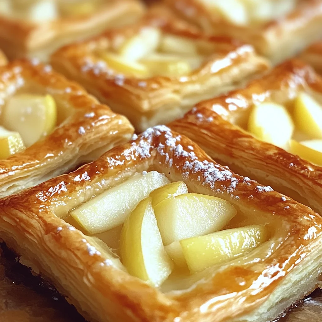 Feuilletés au fromage et pommes