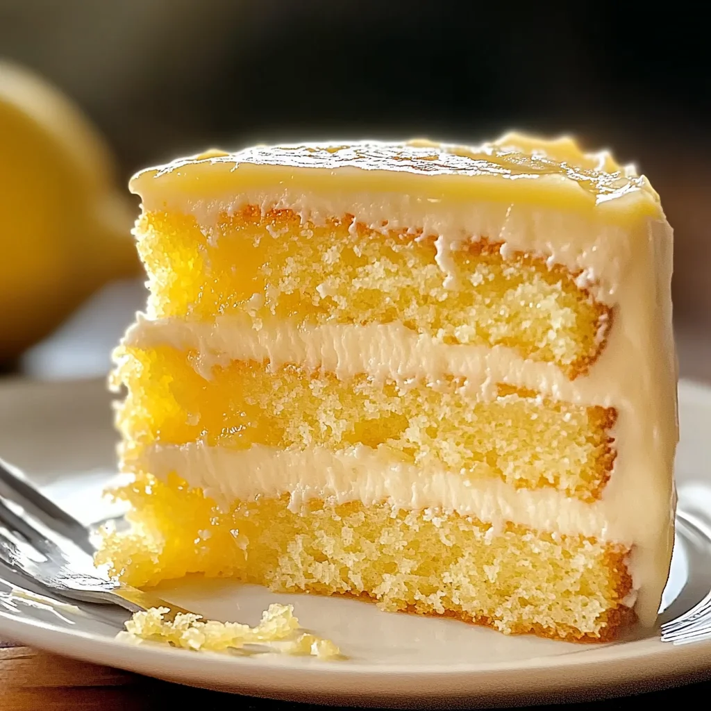 Gâteau au Lemon Curd