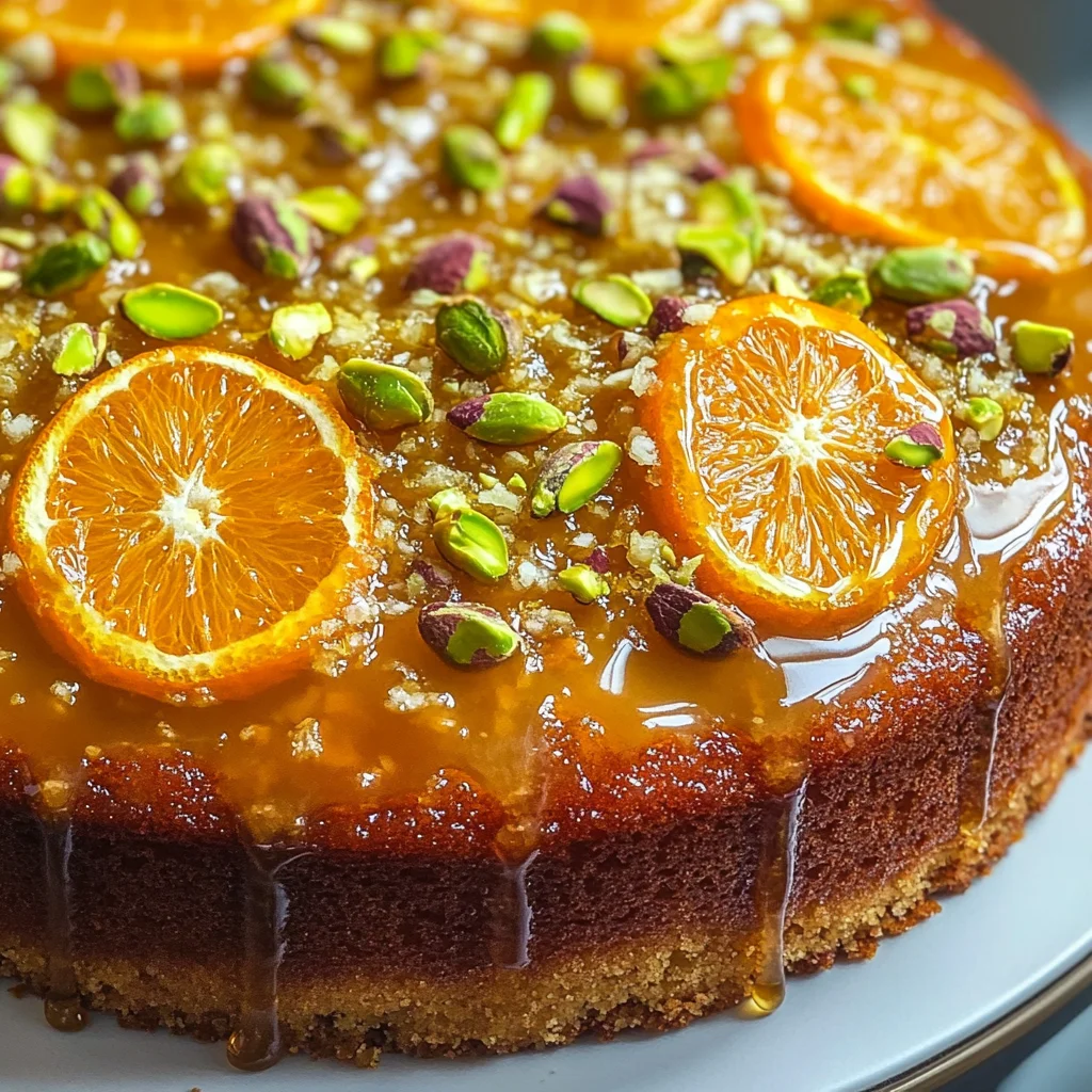 Gâteau aux agrumes tunisiens