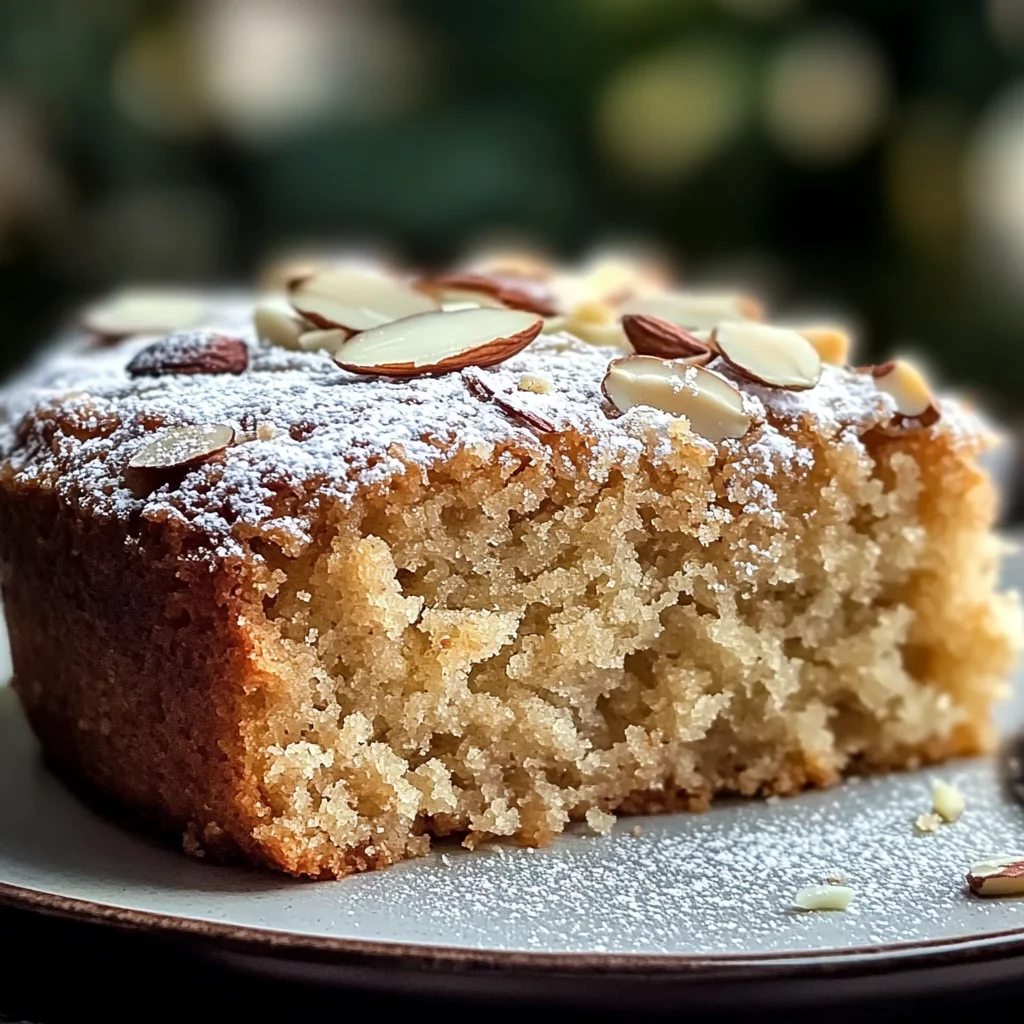 Gâteau parfumé amande cardamome