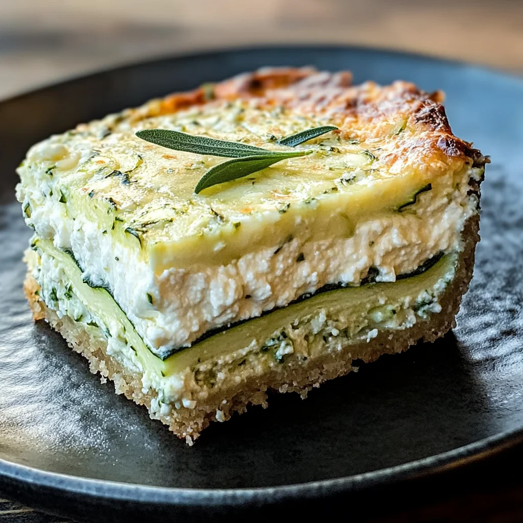 Gâteau salé aux courgettes keto