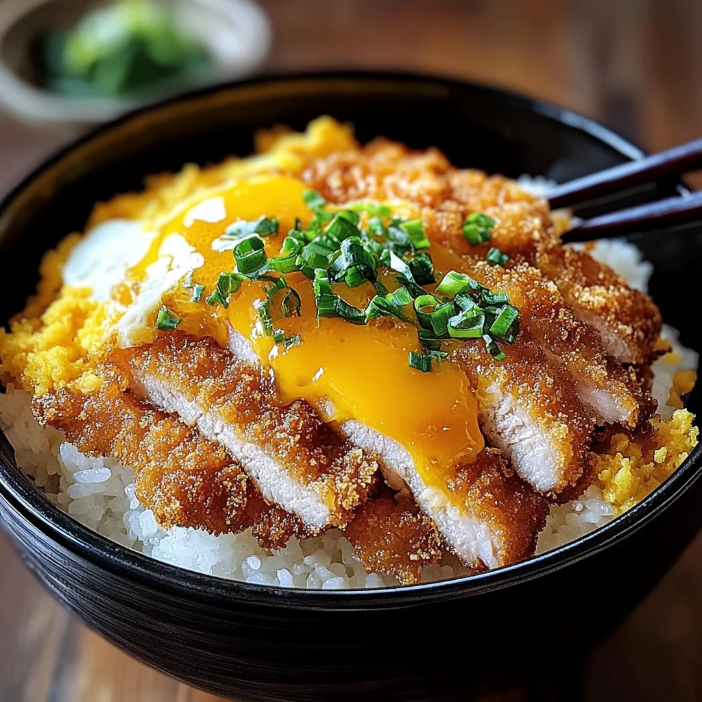 Katsudon avec porc et riz
