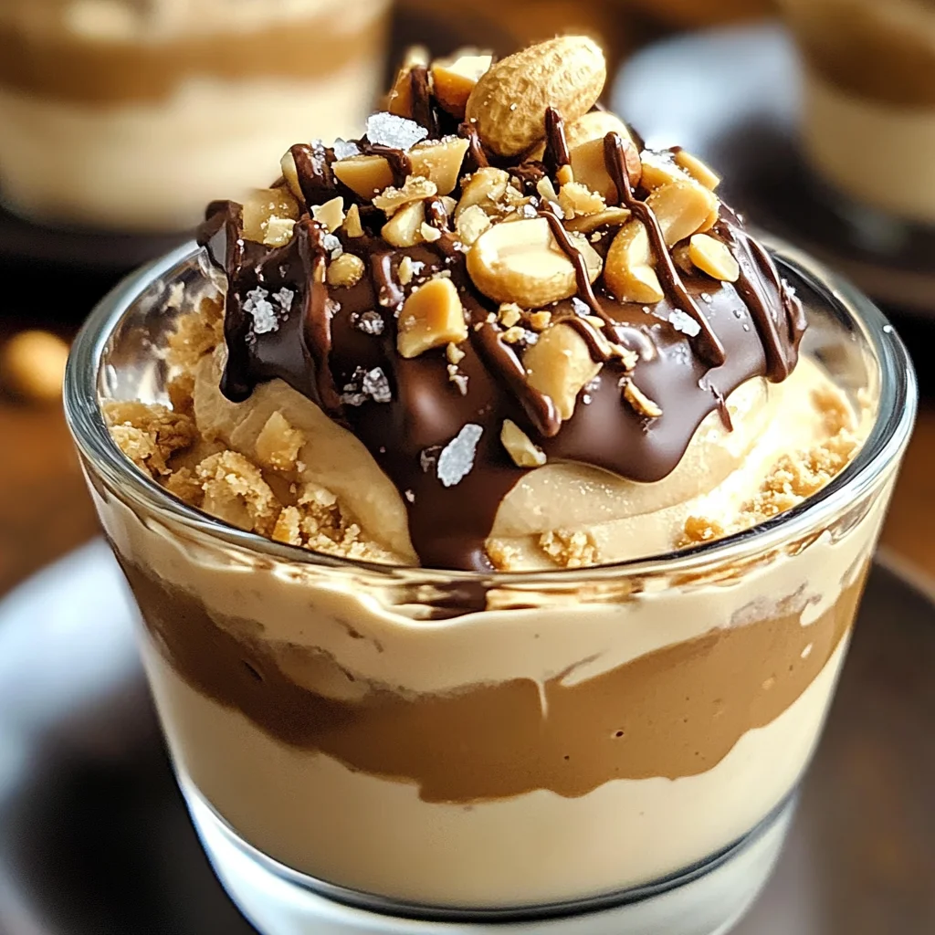 Mousse au beurre de cacahuète