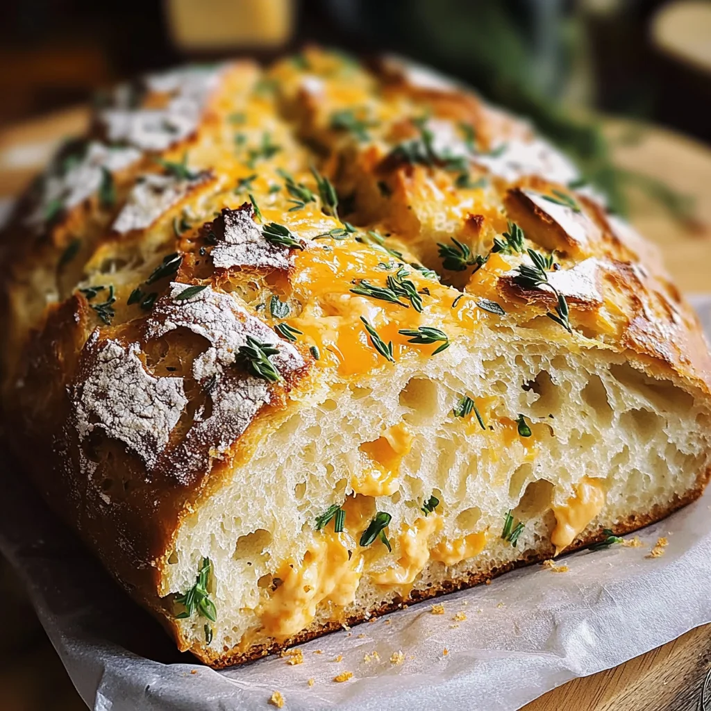 Pain de Soude au Cheddar et aux Herbes