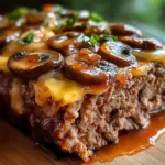 Pain de Viande aux Champignons et Fromage Suisse