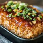 Pain de viande poulet asiatique