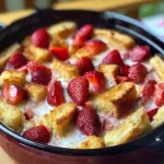 Pain perdu aux fraises