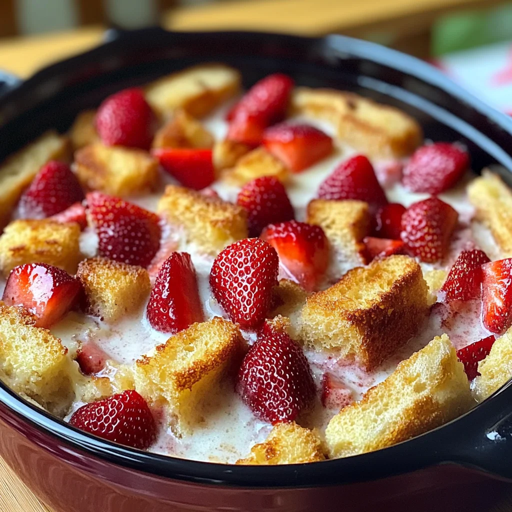 Pain perdu aux fraises