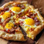 Pizza au feuilleté déjeuner