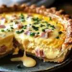 Quiche aux œufs Benedict sauce