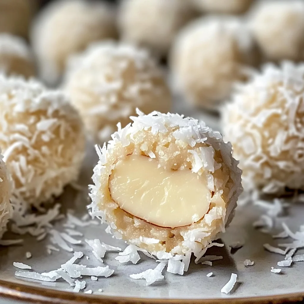 Raffaello Végétalien (Truffes à la Noix de Coco)