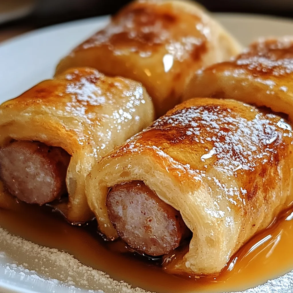 Roulés toast saucisse gourmands