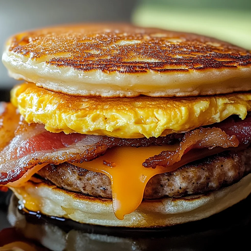 Sandwich McGriddle maison facile