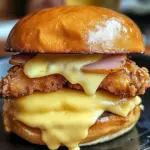 Sandwich poulet cordon bleu