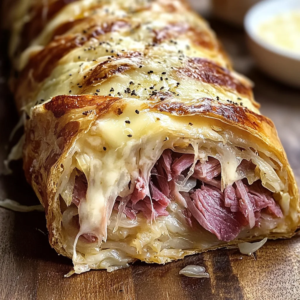 Stromboli au bœuf et chou