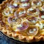 Tarte aux Oignons et au Fromage Blanc