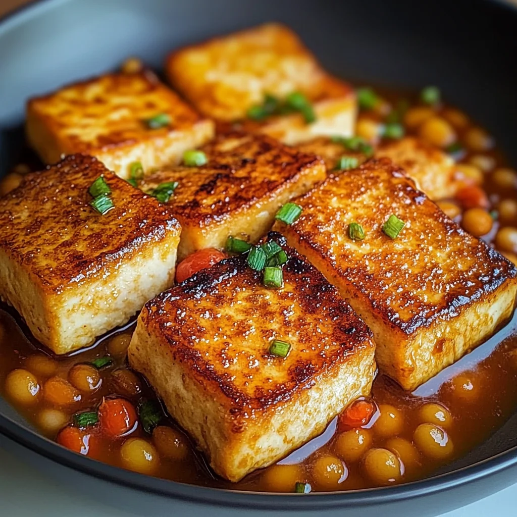 Tofu de Lentilles Rouges Époustouflant