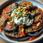 Borani d'aubergines méditerranéen