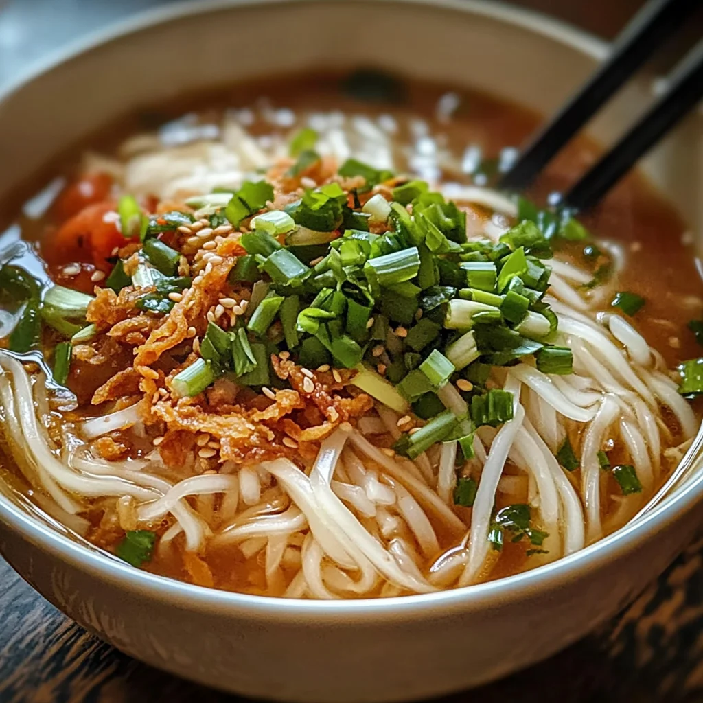 Bouillon de nouilles style Yunnan