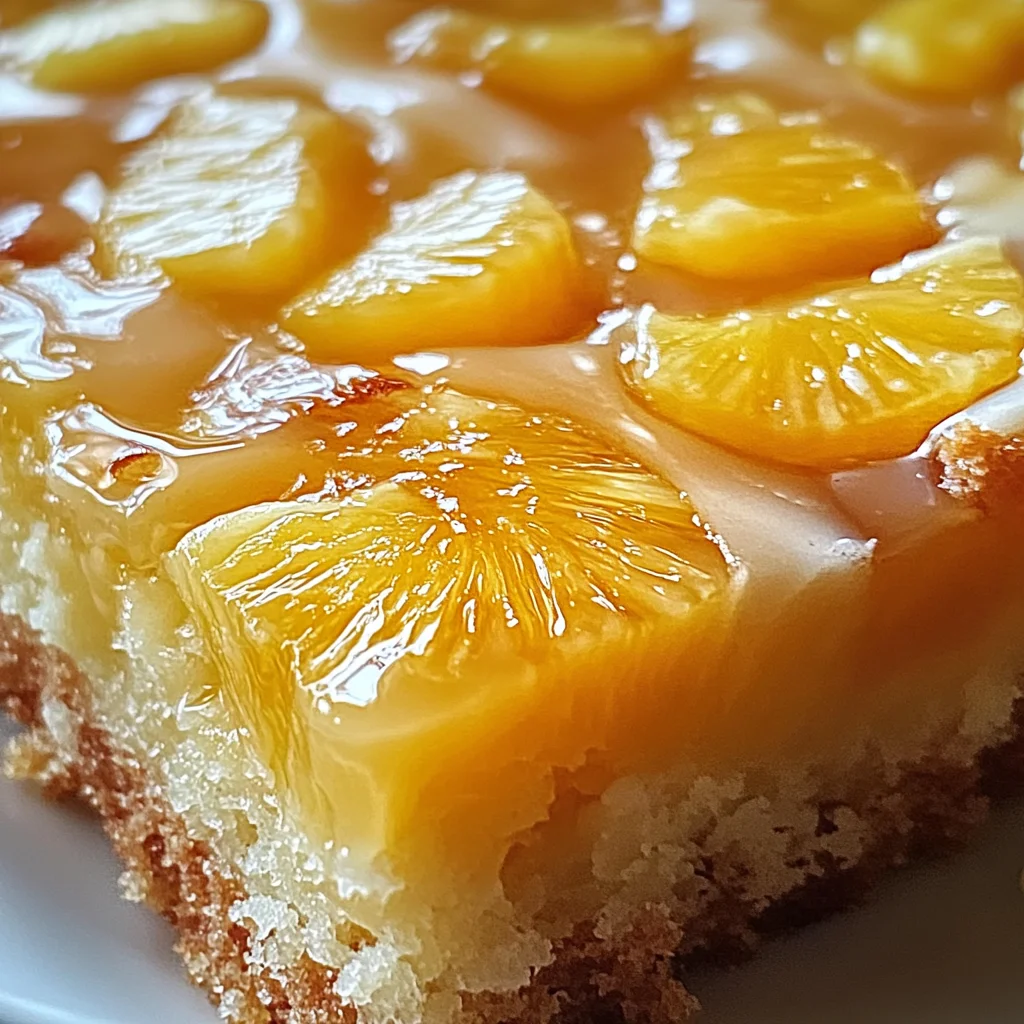Cake à l'ananas gourmand