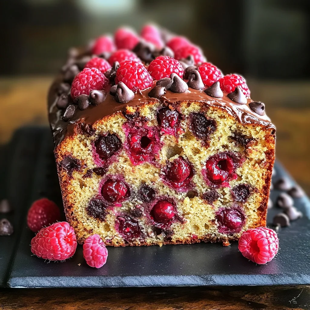 Cake aux fruits et chocolat