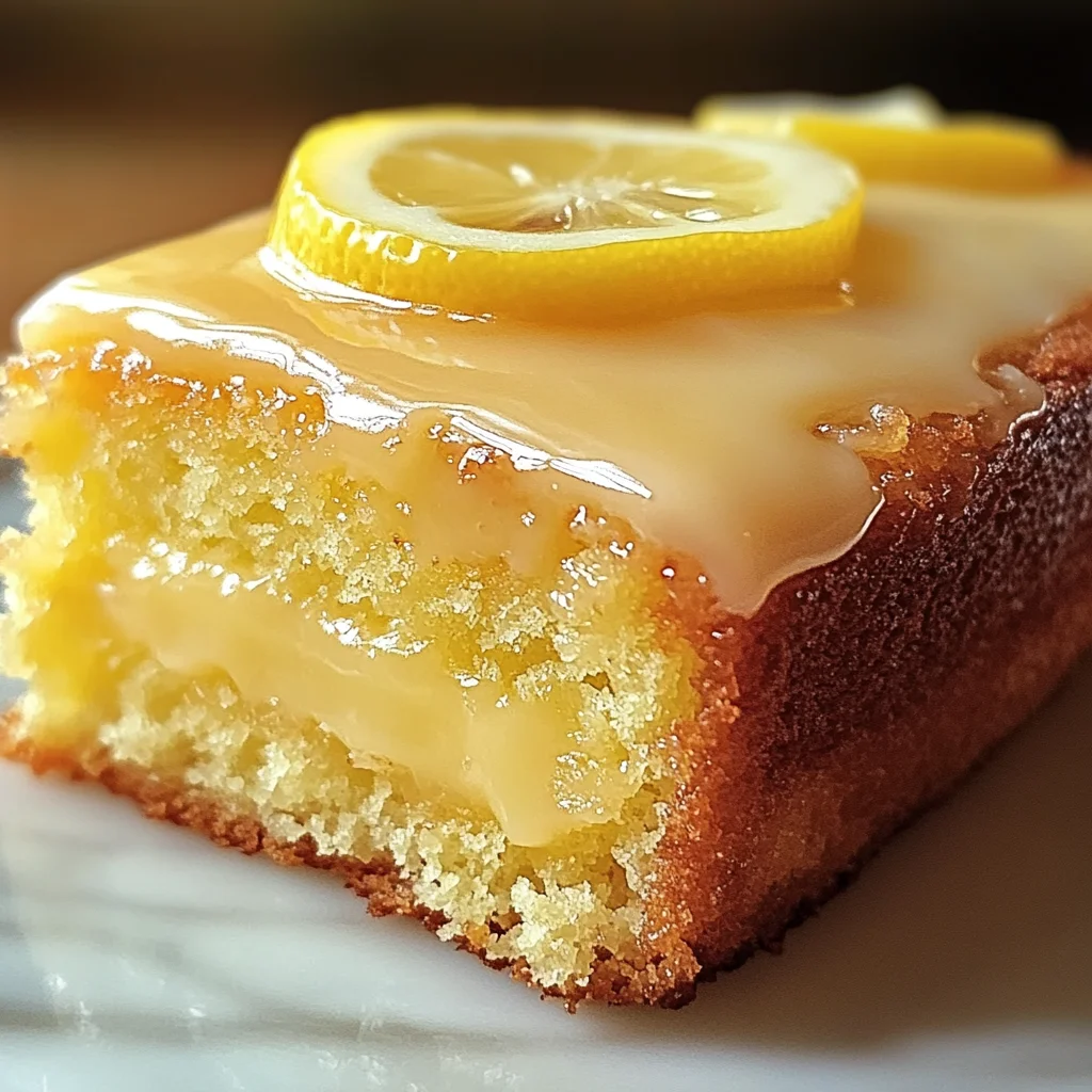 Cake citronné onctueux et gourmand