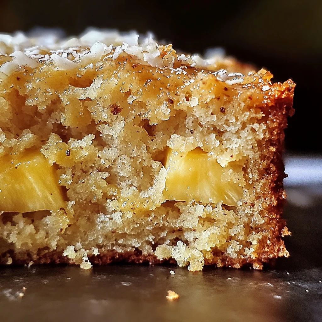 Cake tropical moelleux