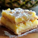 Carrés d'ananas croustillants