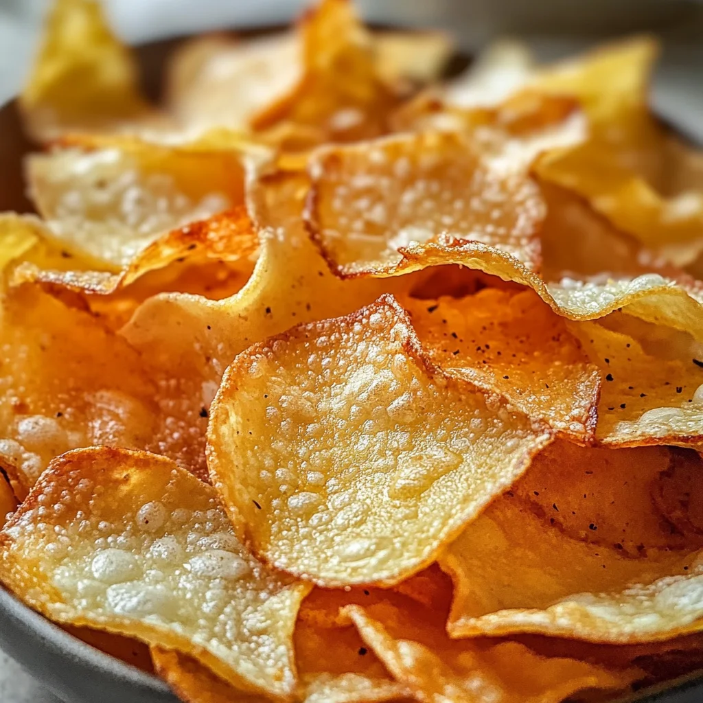 Chips de fromage blanc