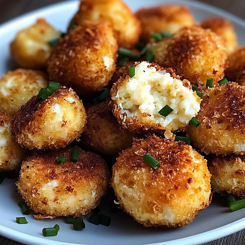 Croquettes de chou-fleur au fromage blanc