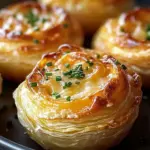 Cruffins au fromage et à l'ail