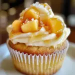 Cupcakes Crémeux au Miel et à la Pêche