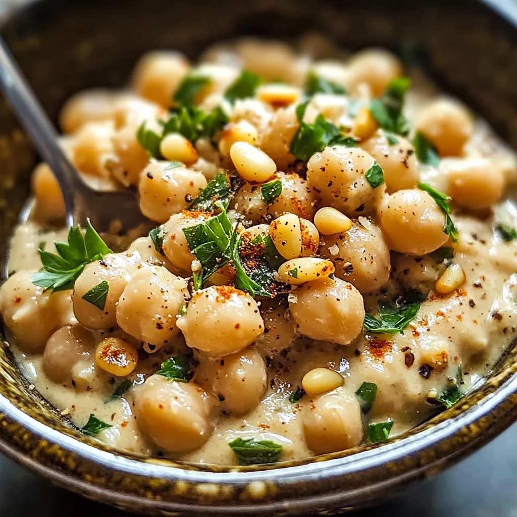 Délice Méditerranéen aux Pois Chiches