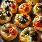 Focaccia express en muffins