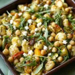 Plat méditerranéen végétarien savoureux