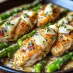 Poulet César aux asperges
