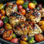Poulet au balsamique et légumes