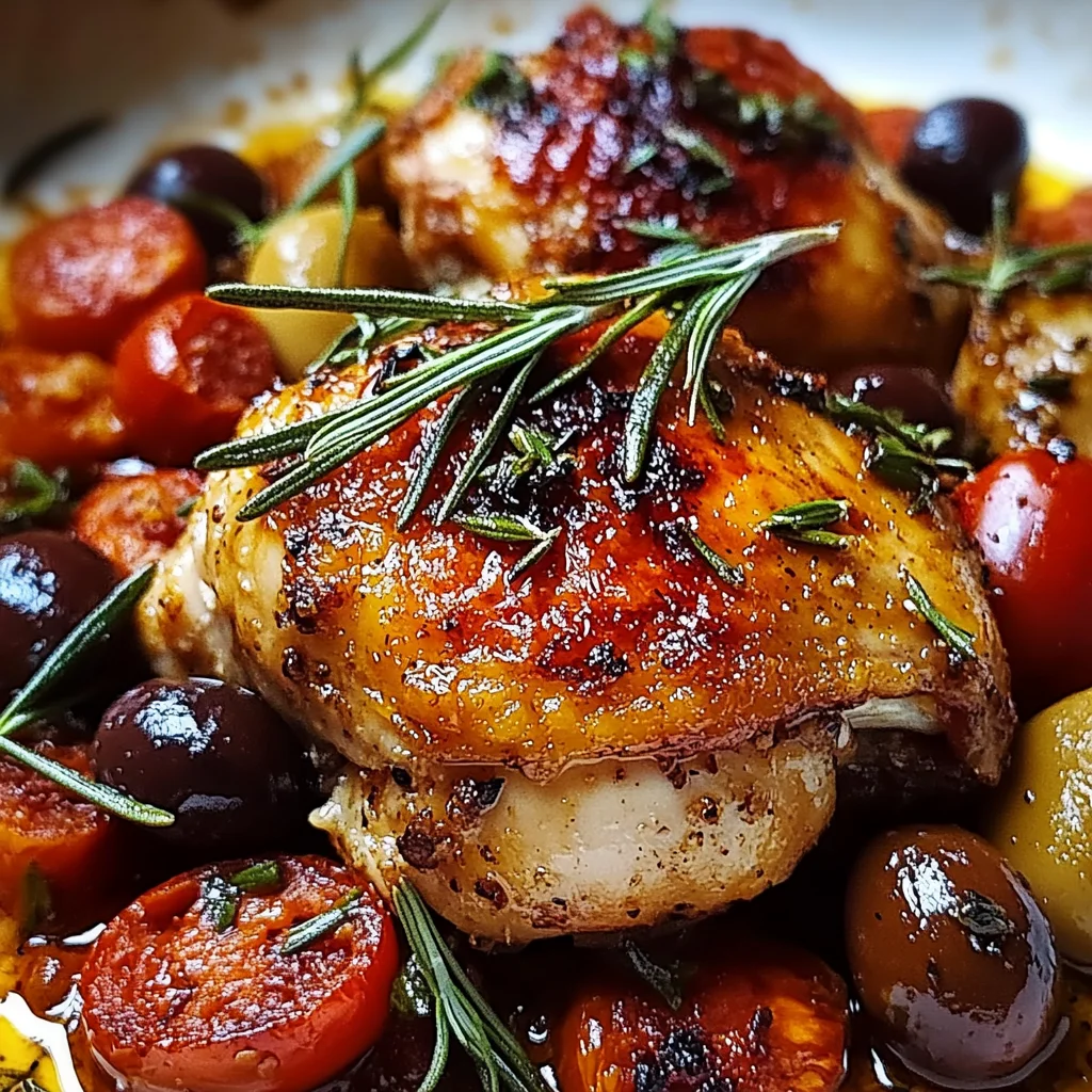 Poulet aux saveurs méditerranéennes