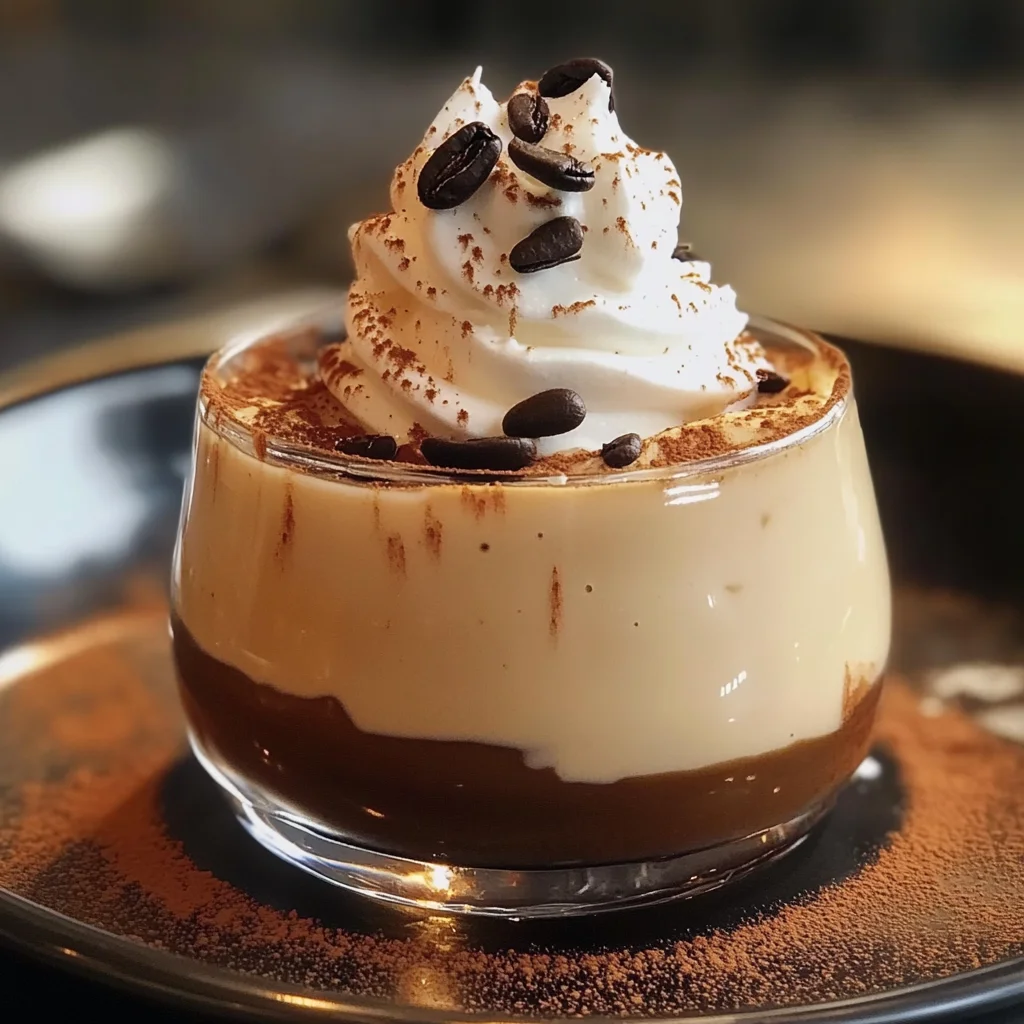 Pudding Dessert au Café