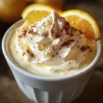 Pudding à la Vanille aux Épices d'Hiver avec Crème Chantilly au Brandy