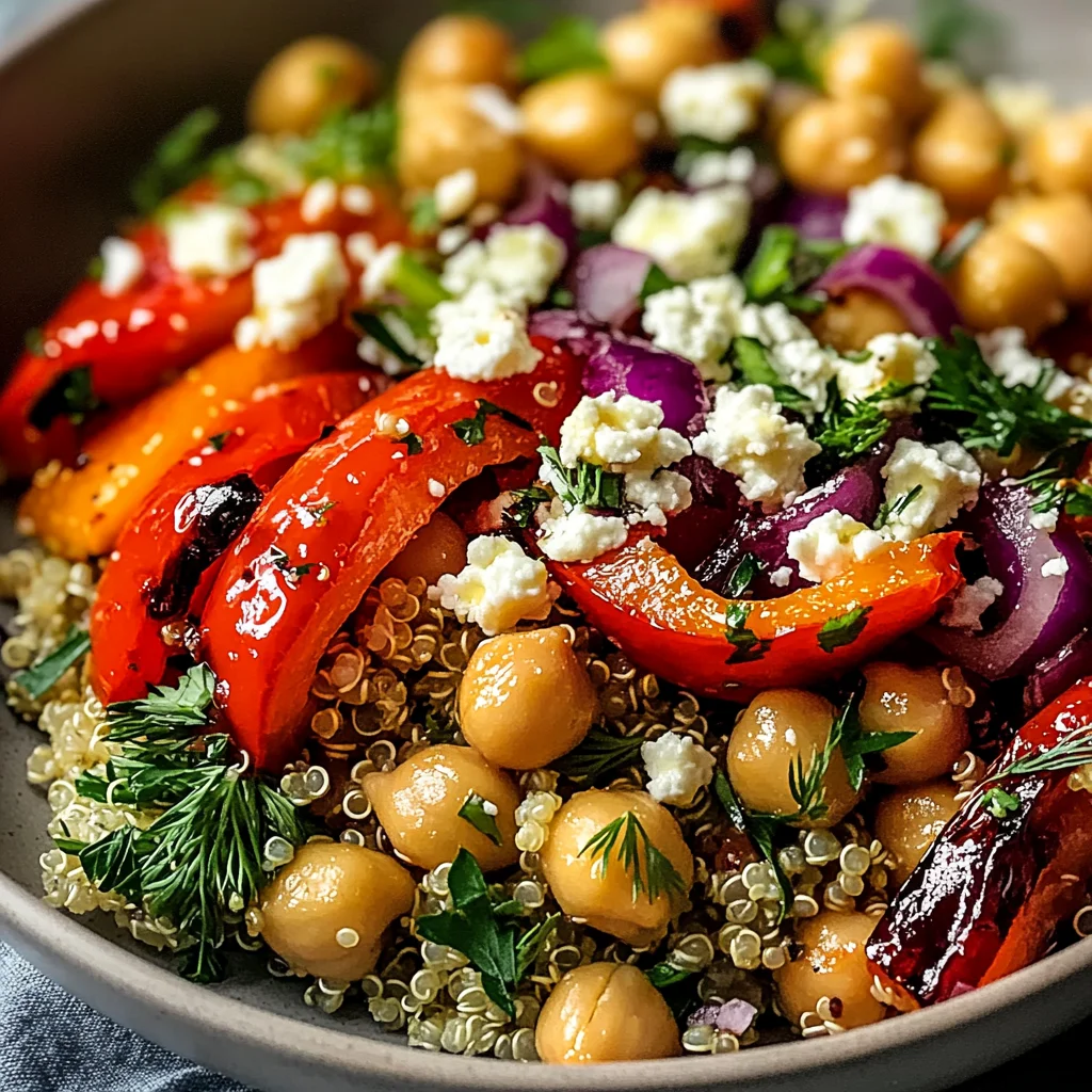 Salade de Poivrons Rouges Rôtis