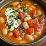 Soupe réconfortante aux haricots blancs